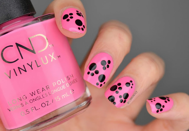 1. Cute Paw Print Acrylic Nails - wide 8