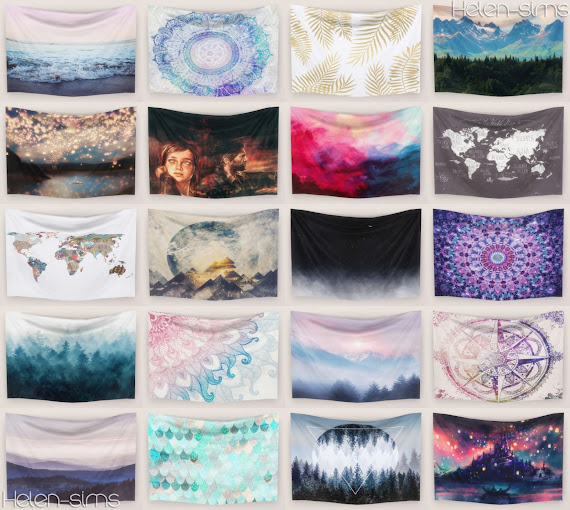 Helensims TS4 Wall Tapestry