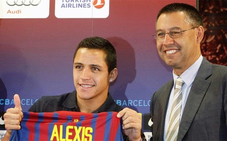 El FC Barcelona anuncia que no saldrá Alexis Sánchez