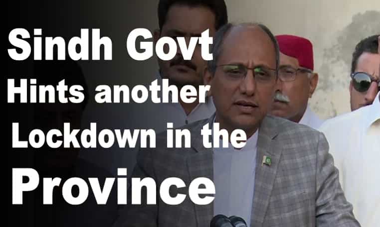 Saeed Ghani hints of another lockdown in Sindh