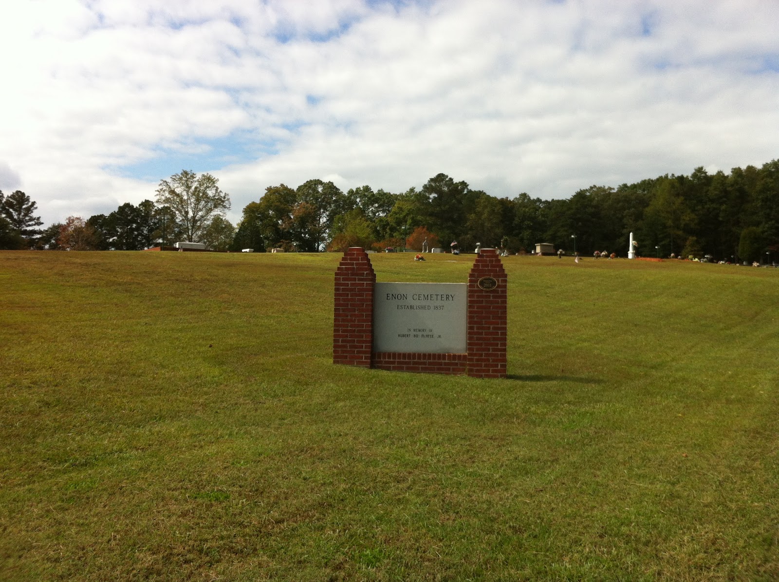 Backyard Historian Enon Cemetery