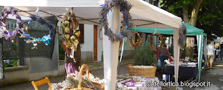 Banchetto alla sagra della fattoria didattica dell ortica a Savigno Valsamoggia Bologna vicino Zocca in Appennino