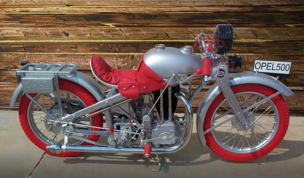 1928 - OPEL 500 OHV  -  MOTO ALLEMANDE