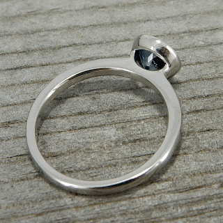 stackable sapphire ring