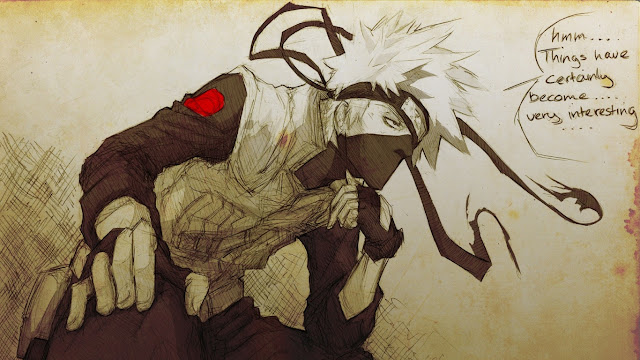 wallpaper kakashi keren