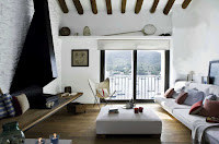 Natural element for living room interior design idea