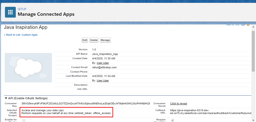 Connect two salesforce orgs using Named Credentials