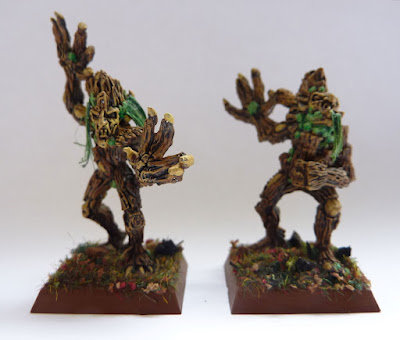 A painting update for Wood Elf Dryads from Warhammer Fantasy Battle.