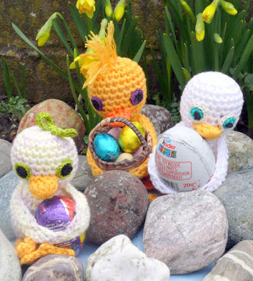Amigurumi Crochet duck Easter Egg