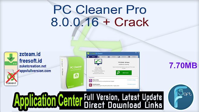 PC Cleaner Pro 8.0.0.16 + Crack_ ZcTeam.id