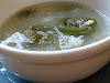 Lemon-Rice Fiddlehead Soup
