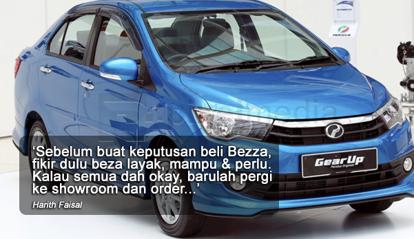 Harga perodua bezza