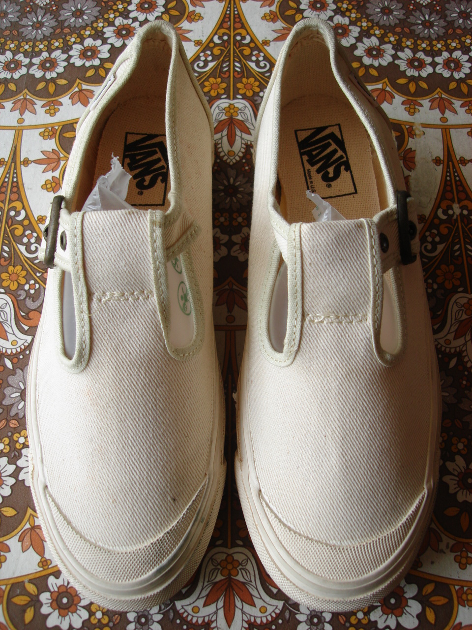 theothersideofthepillow: vintage VANS natural denim MARY JANE sandals ...