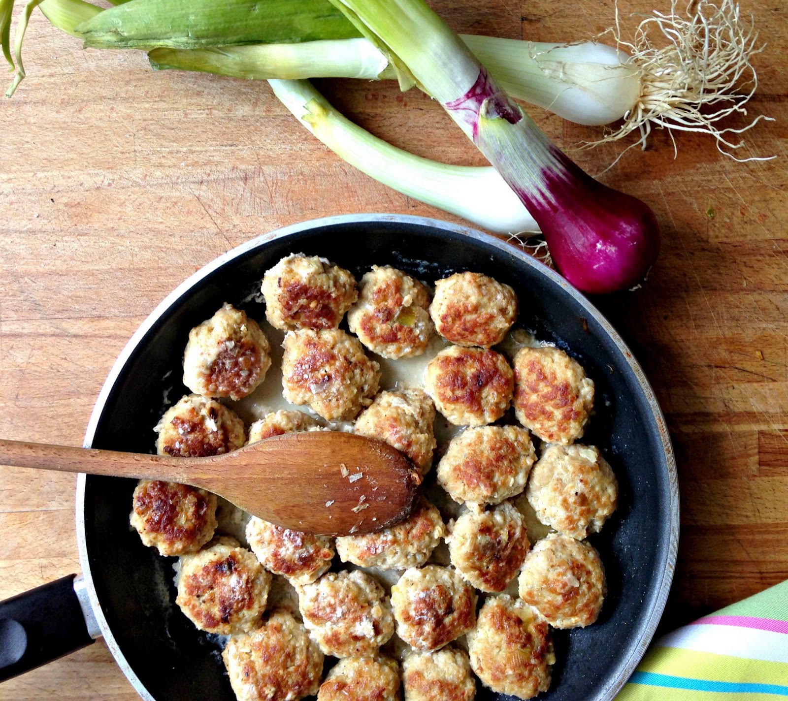 Nuts about food Polpette al latte veal meatballs (made with rolled oats) in milk sauce