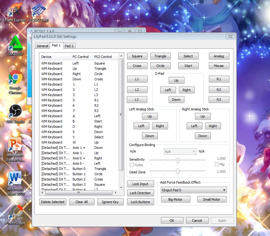 Cara Setting Keyboard Dan Joy Stick Emulator Pcsx2 Di Pc Pamsatria Blog