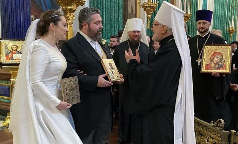 Grand Duke George Romanov got married to Victoria Bettarini in Saint ...