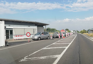 Колишнє прикордонне КПП Берг на автодорозі №9 на словацько-австрійському кордоні