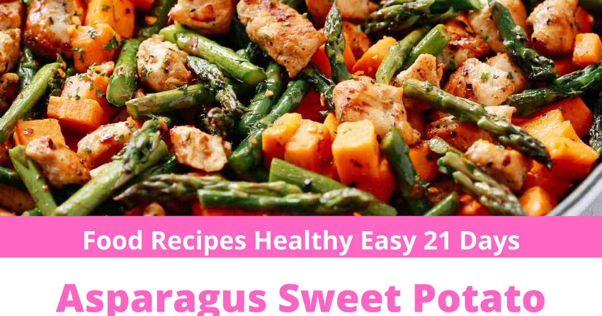 Asparagus Sweet Potato Chicken Skillet