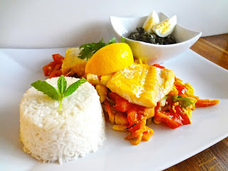 Ackees, Callaloo & Smoked Haddock