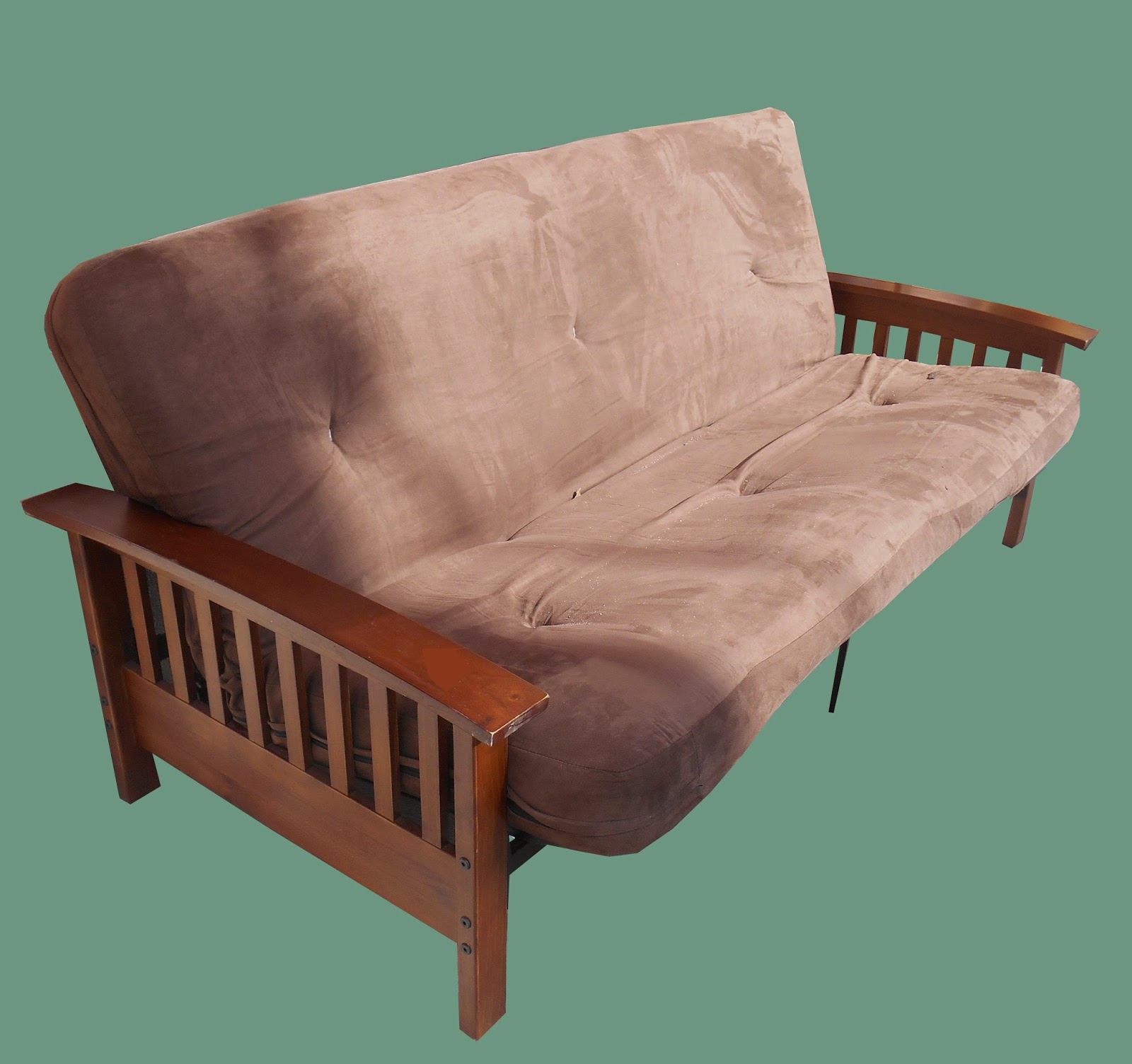 Uhuru Furniture & Collectibles Futon + Wood Frame 145 SOLD