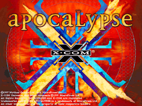 X-COM: Apocalypse DOS title