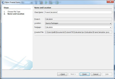 Membuat Jadwal Kalkulator Di Java Netbeans  