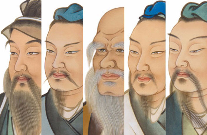 Cinco grandes filósofos de la antigua China