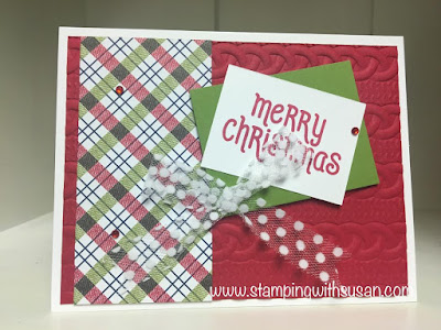 Stampin' Up! Under The Mistletoe Suite, Cable Knit Embossing Folder