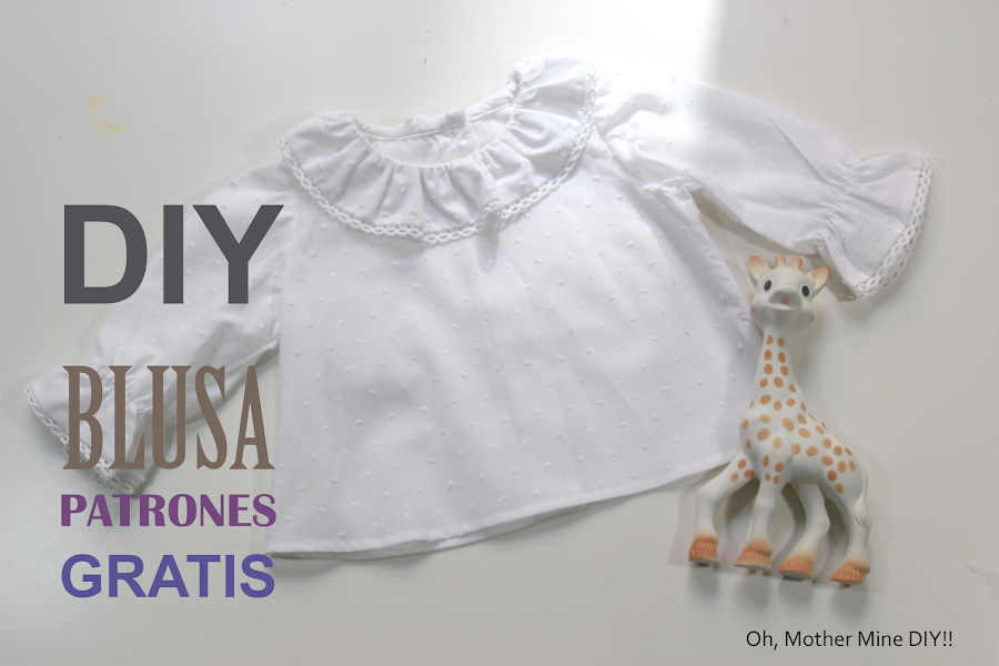 DIY Como hacer blusa para bebe (patrones gratis)