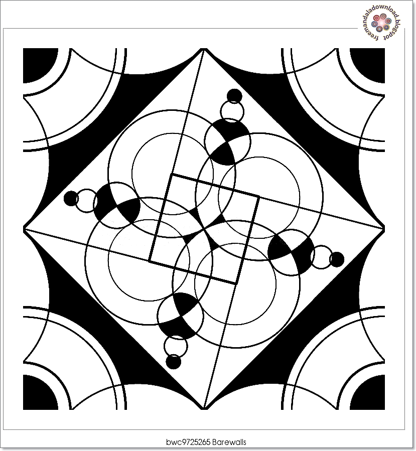 Mandalas mit geometrischen Mustern ~ Free Mandala