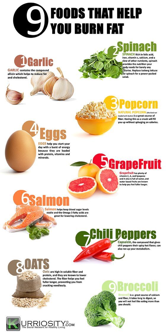 Losing Weight At Home 9 foods that help you burn fat