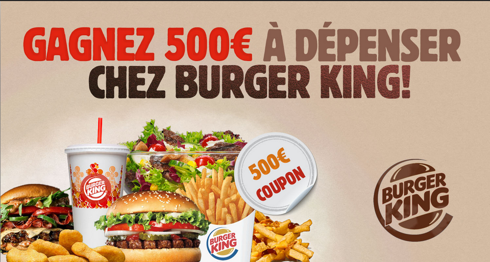 lotsofdealforyou Cartecadeau Burger King