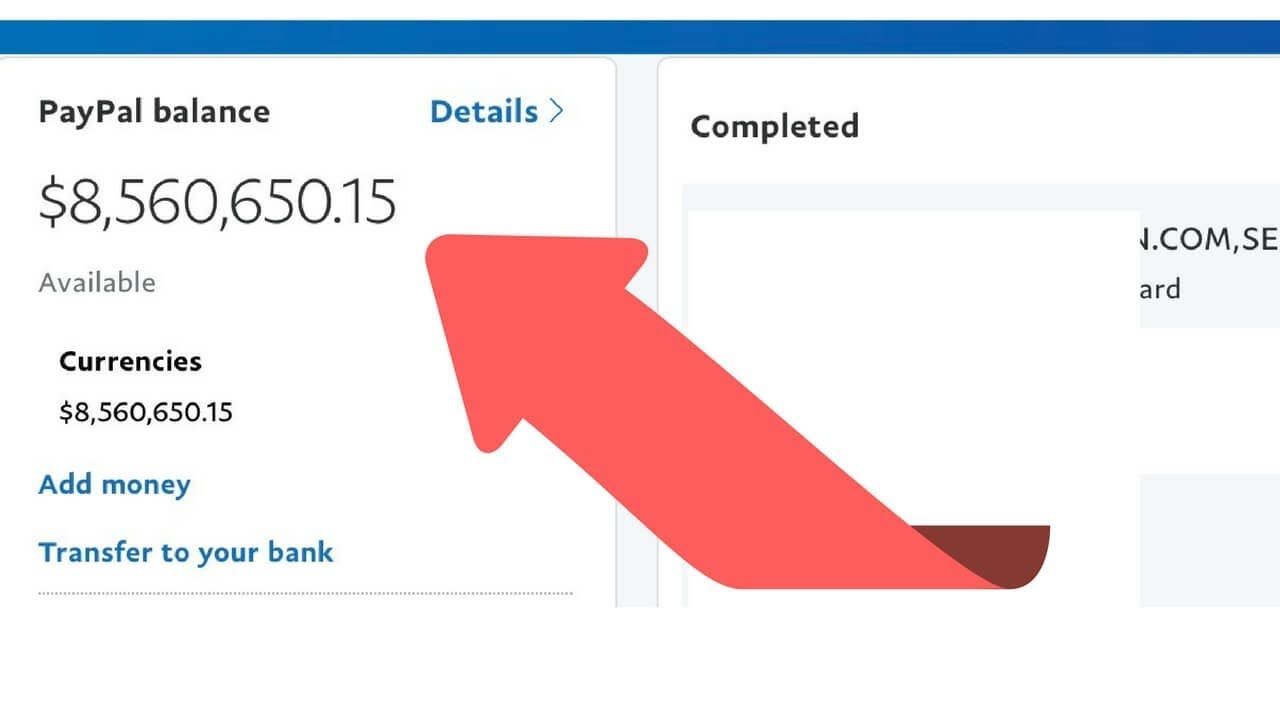 Fake Paypal Balance Generator - Invoice Template
