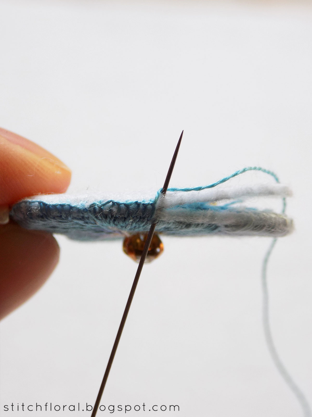 DIY Scissors fob tutorial Stitch Floral