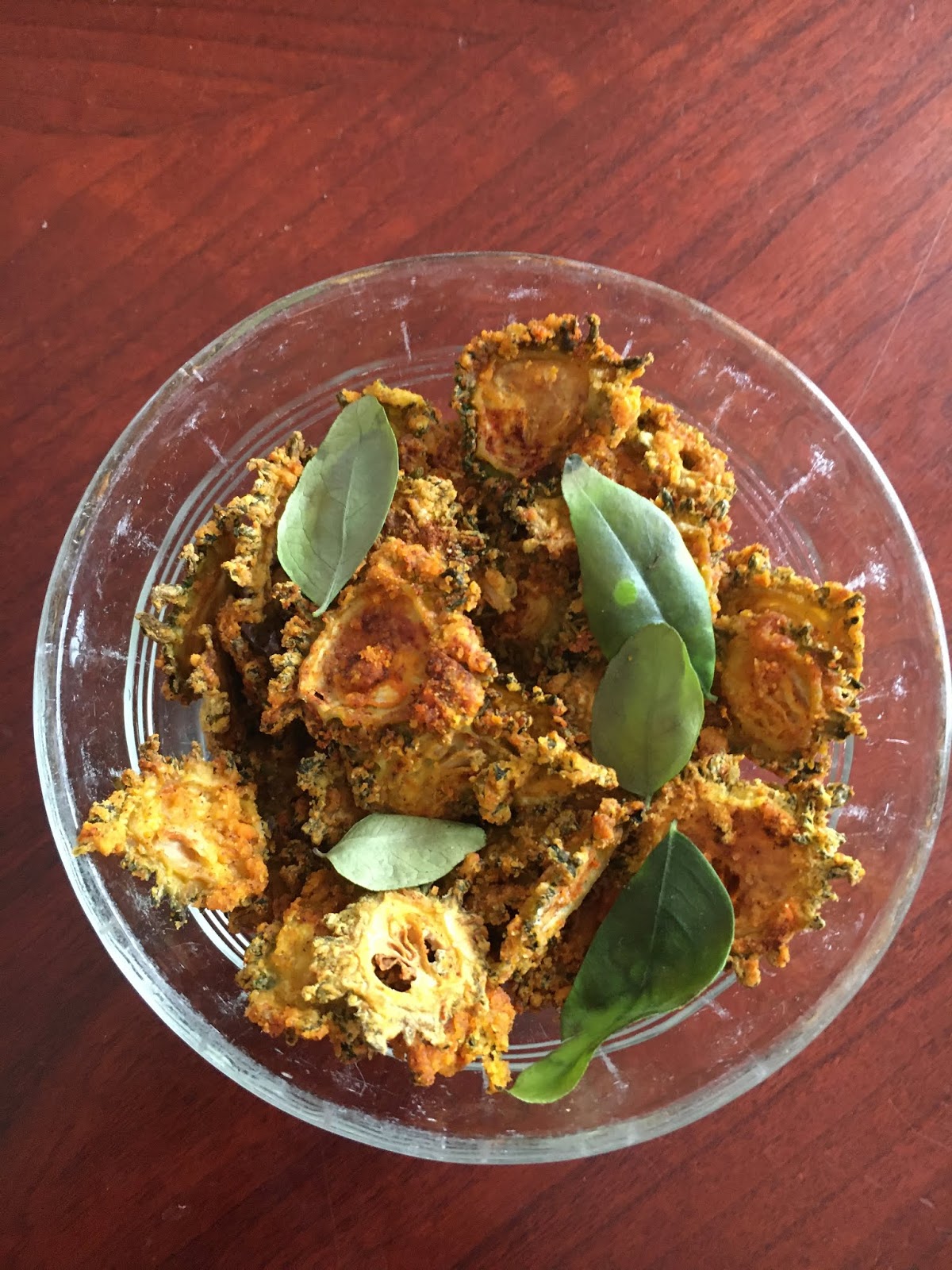 The Flavors of the World Airfryer Bitter Gourd dry curry