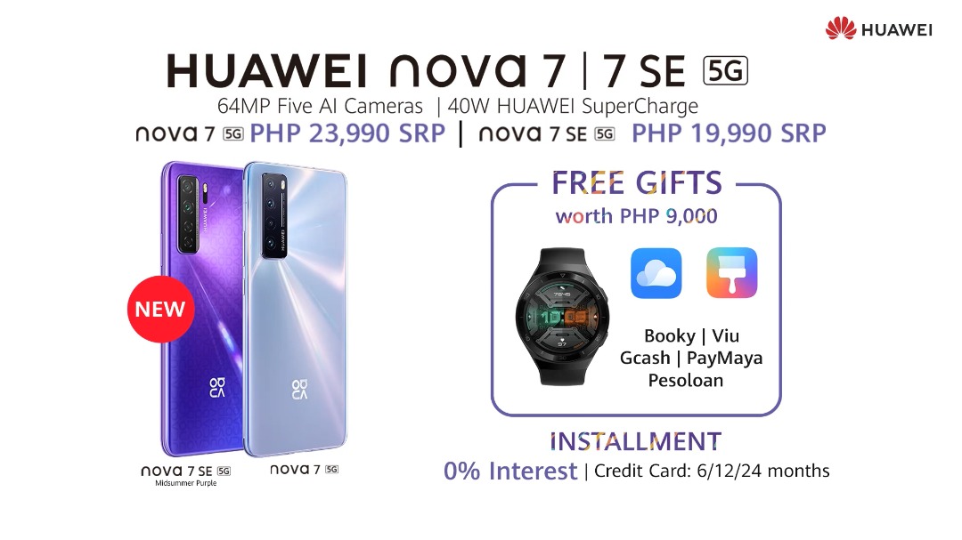 Huawei Nova 7 5G price