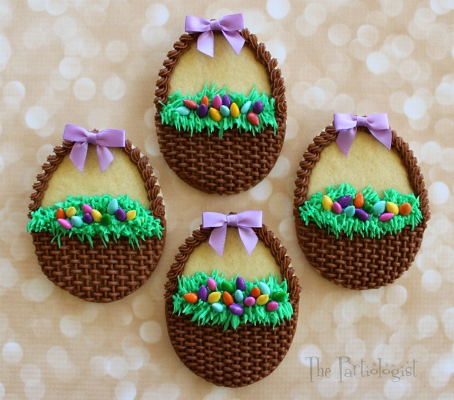 The Partiologist Easter Basket Cookies