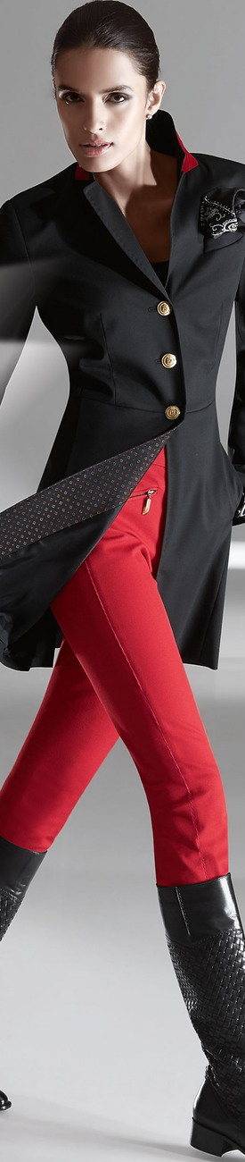 Madeleine Red Trousers