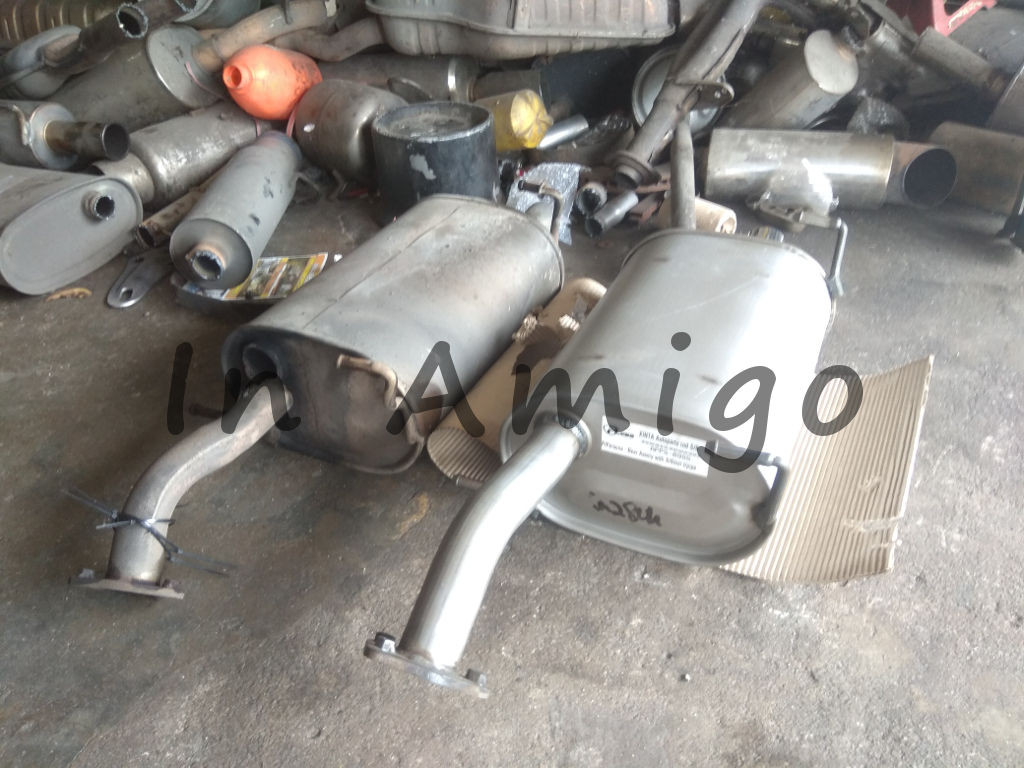 Exhaust muffler and resonator replacement for Proton Persona
