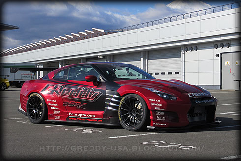 Greddy 35RX- Fuji Speedway Top Speed Test Video - 2009gtr.com