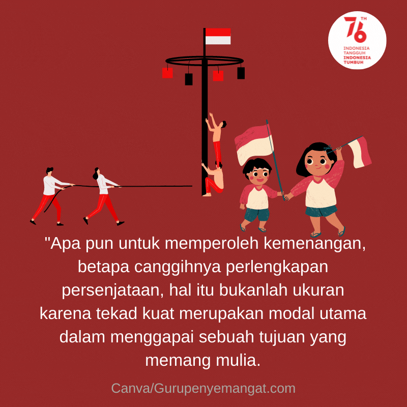 [Download] 30 Animasi Bergerak Ucapan Hari Kemerdekaan Indonesia ke76
