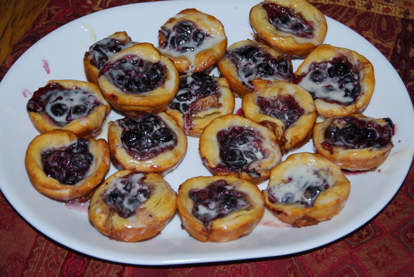 Life's a Bowl of Cherries Blueberry Breakfast Rolls