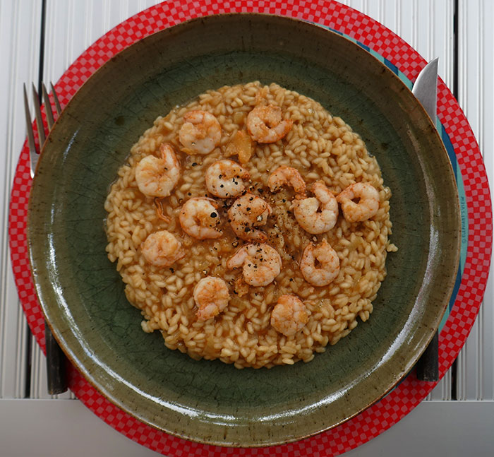 AAA ACCADEMIA AFFAMATI AFFANNATI Risotto ai gamberi molto rosa