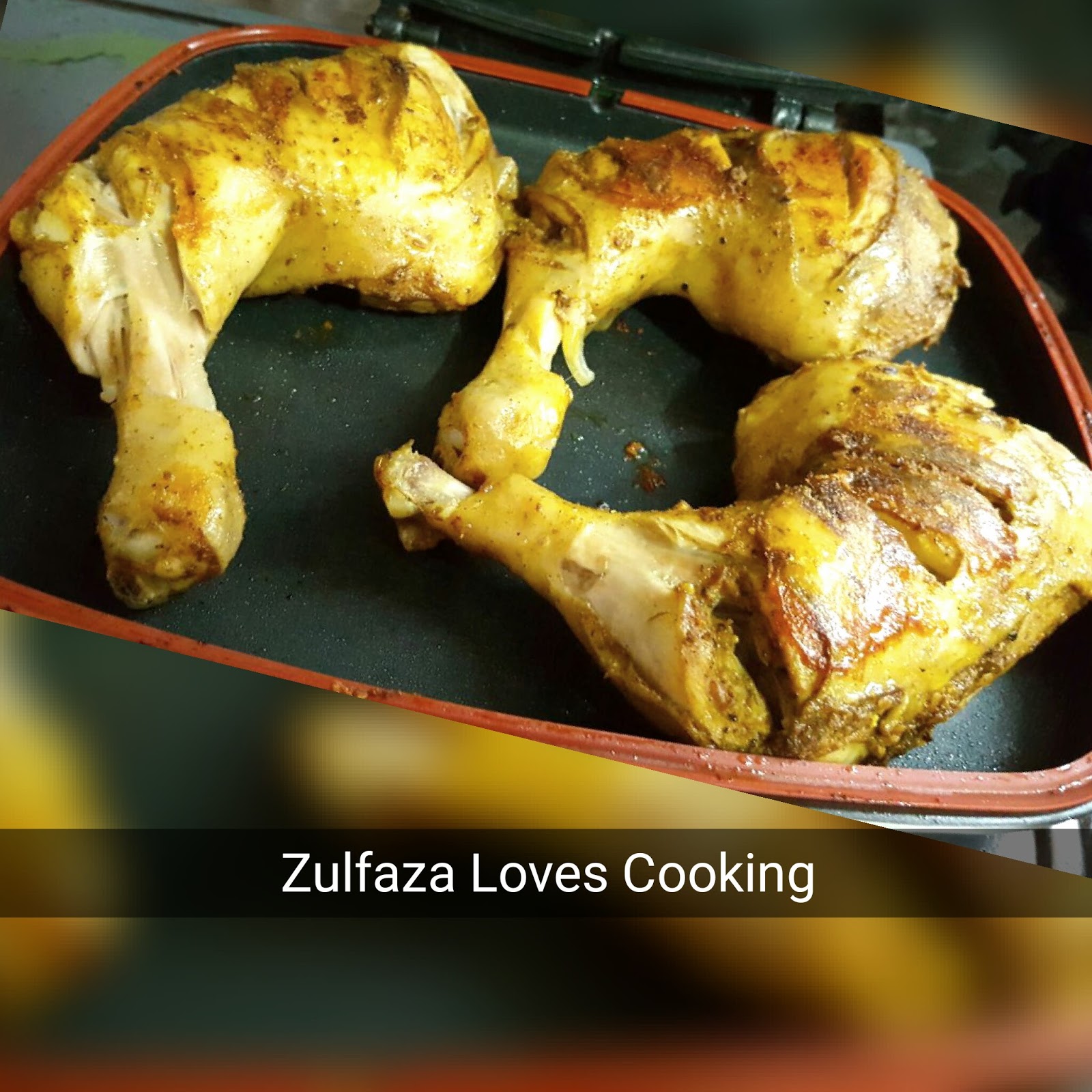 ZULFAZA LOVES COOKING: Chicken Madhbi With Rice