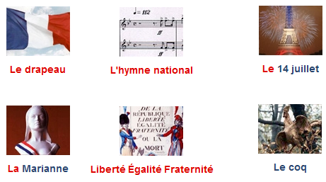 Madame Beausourire: LES SYMBOLES DE LA FRANCE