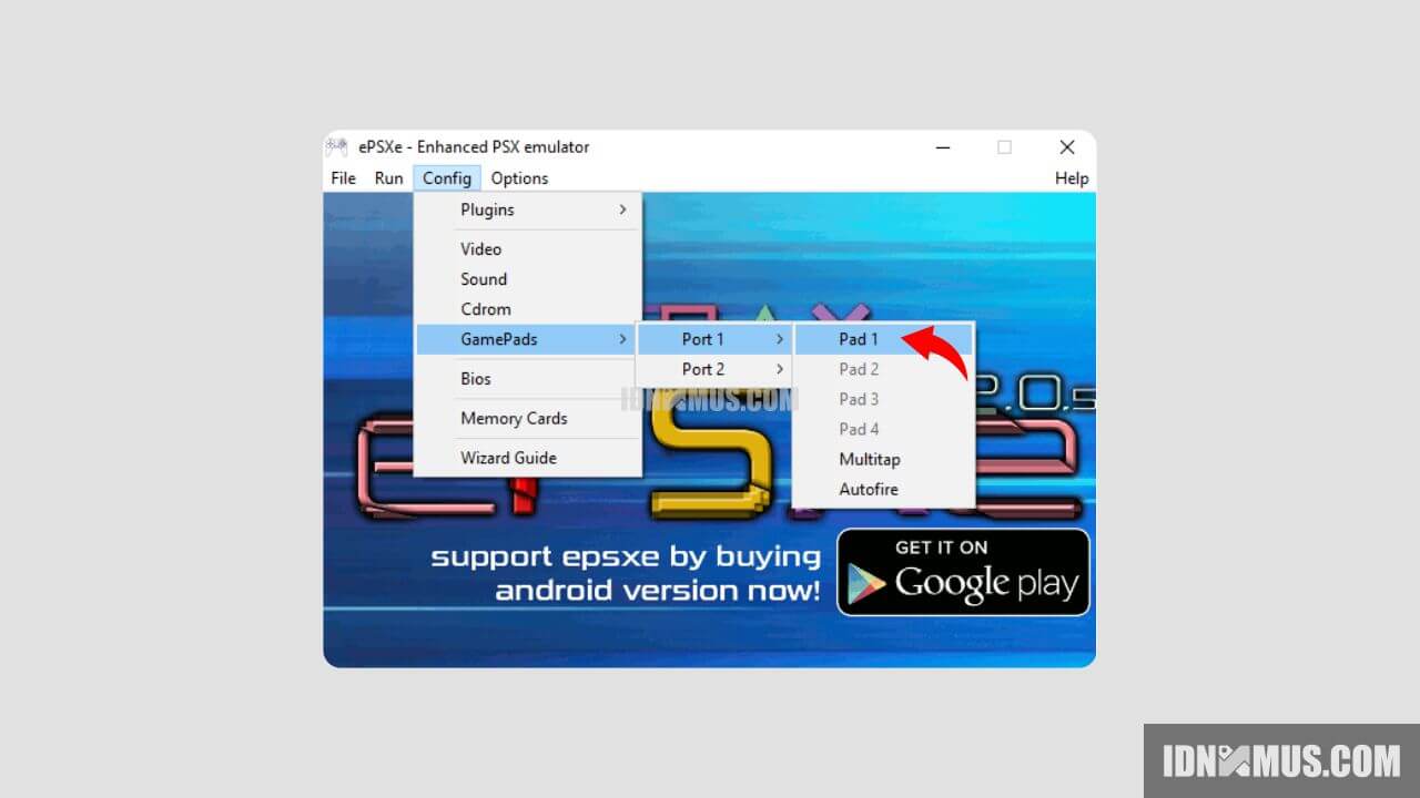 Cara Setting Controller ePSXe di PC Cara Setting Controller ePSXe di PC