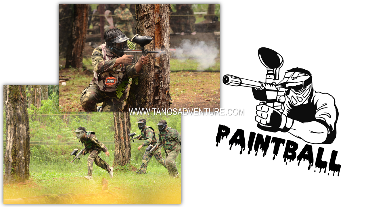 PAINTBALL DI TERMINAL WISATA GRAFIKA LEMBANG PAKET PAINTBALL LEMBANG