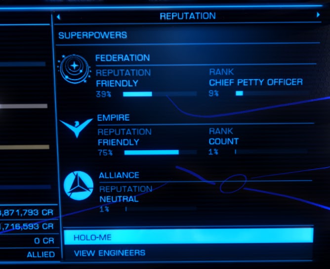 Elite Dangerous New Pilot's Guide and Advice Ranking Up with the