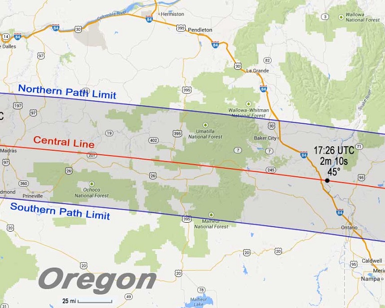 2017 Solar Eclipse Viewing on Public Lands in Eastern Oregon