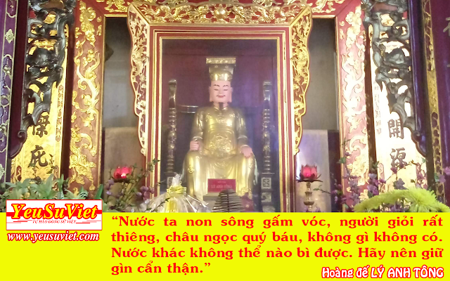 lịch sử việt nam, yêu sử việt, nhà lý, nhà trần, lý anh tông, lý thường kiệt, tô hiến thành